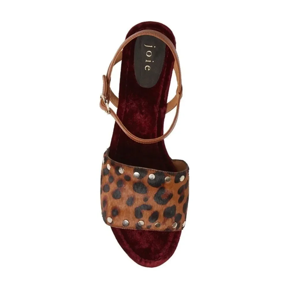 Joie Leopard Platform Sandals